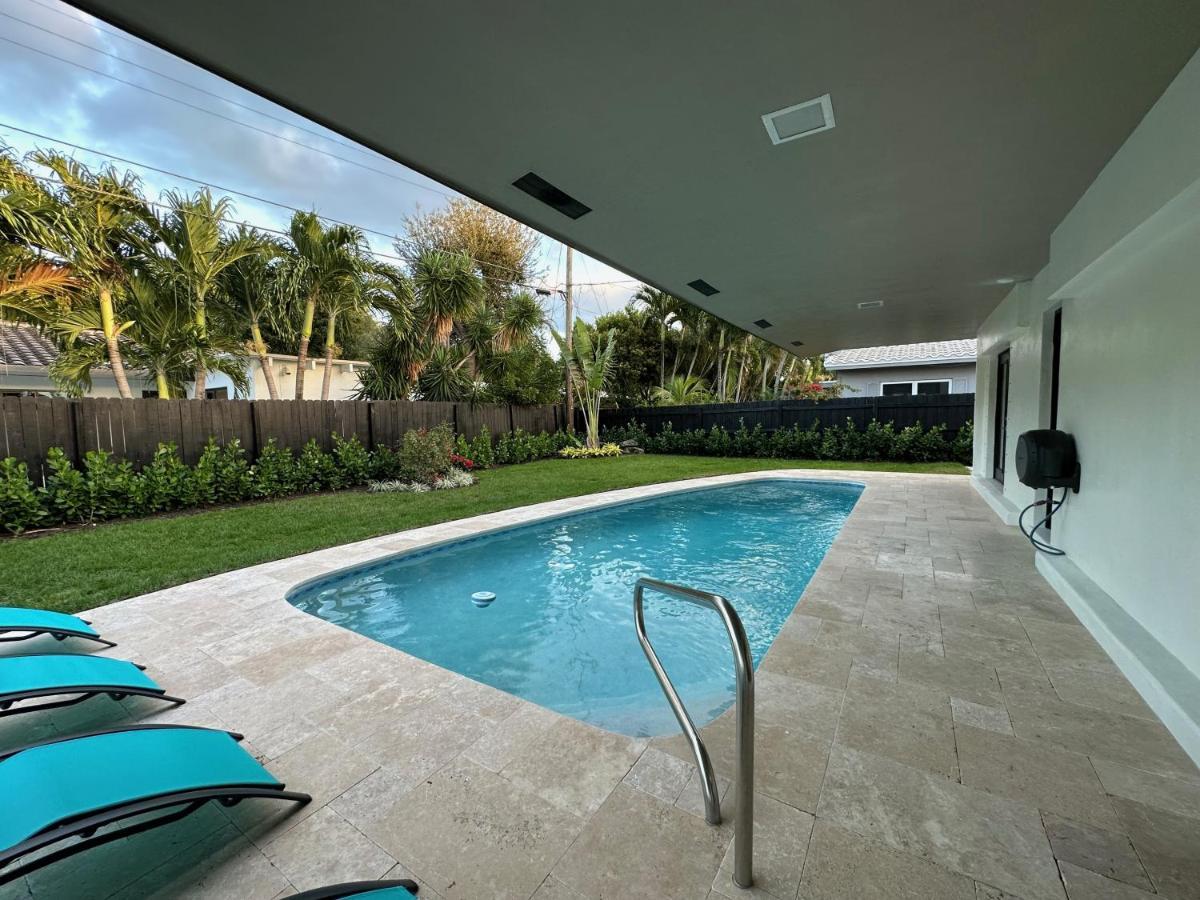Вилла The Sun House - 3 Bed, 2 Bath, Private Pool, Fire Pit, Huge Backyard Форт-Лодердейл Экстерьер фото
