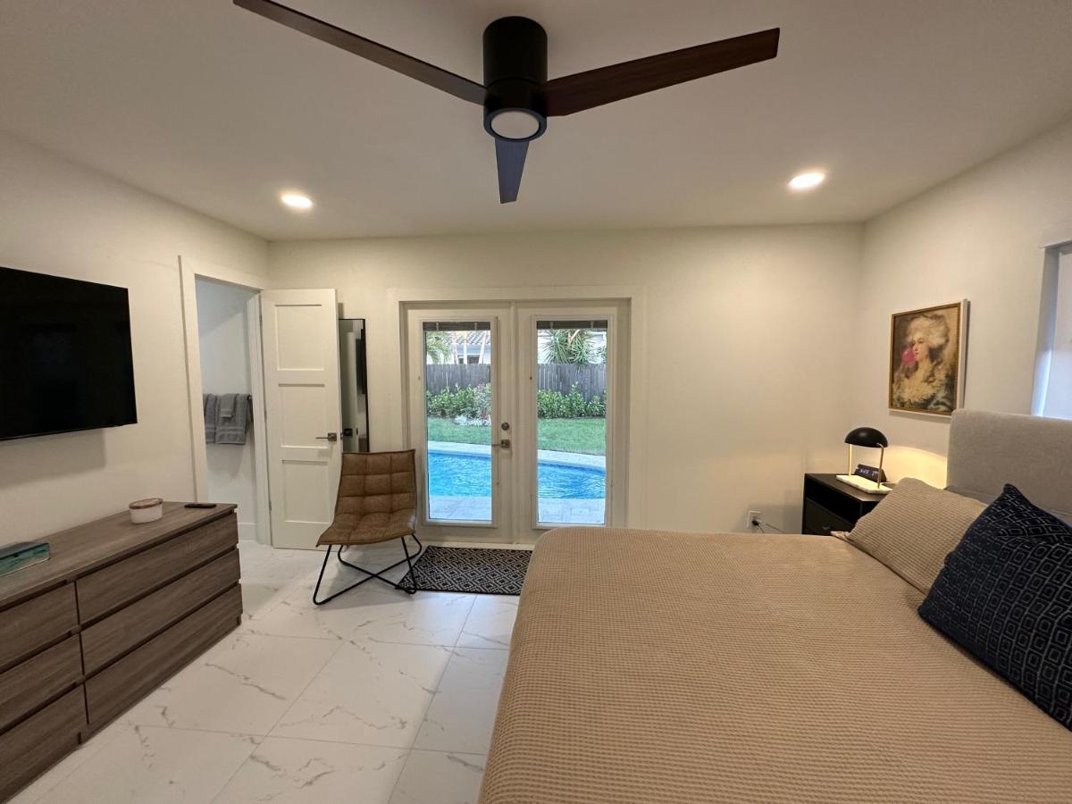Вилла The Sun House - 3 Bed, 2 Bath, Private Pool, Fire Pit, Huge Backyard Форт-Лодердейл Экстерьер фото