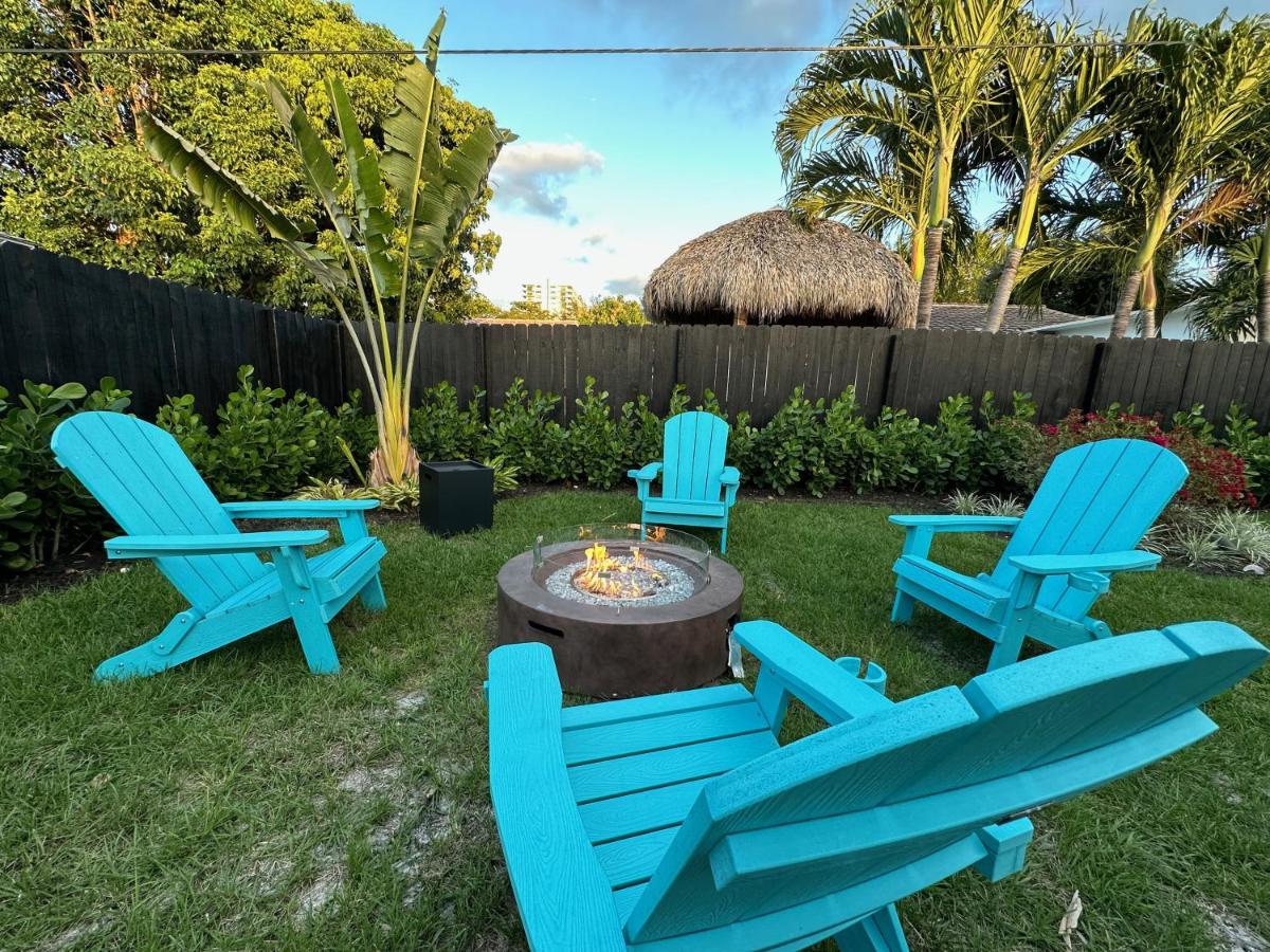Вилла The Sun House - 3 Bed, 2 Bath, Private Pool, Fire Pit, Huge Backyard Форт-Лодердейл Экстерьер фото
